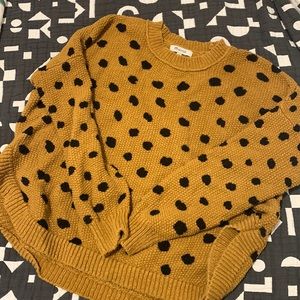 Madewell Painted Spots Pullover Sweater